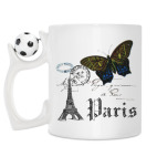 Кружка с футбольным мячиком