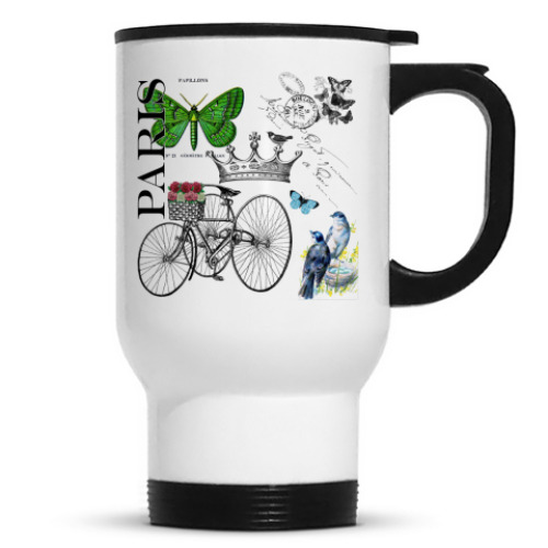 Кружка-термос с принтом PARIS