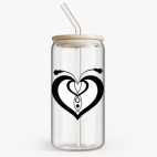 Банка с бамбуковой крышкой