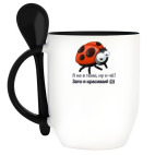 Кружка с ложкой