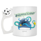 Кружка с футбольным мячиком