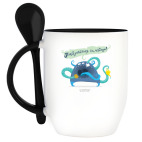 Кружка с ложкой