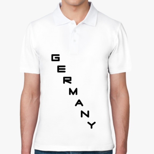 Рубашка поло с принтом Германия