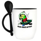 Кружка с ложкой