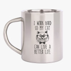 Кружка металлическая