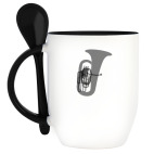 Кружка с ложкой