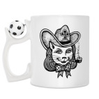 Кружка с футбольным мячиком