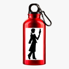 Металлическая бутылка 400 мл UV-DTF