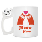 Кружка с футбольным мячиком