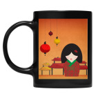 Кружка цветная UV-DTF