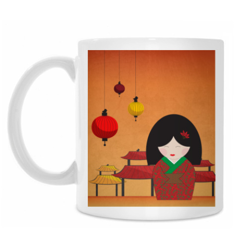 Кружка с принтом Маленькая Япония