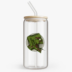 Банка с бамбуковой крышкой