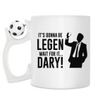 Кружка с футбольным мячиком