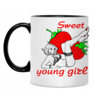 Кружка двухцветная