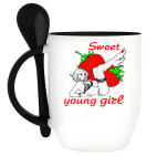 Кружка с ложкой