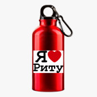 Металлическая бутылка 400 мл UV-DTF