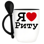 Кружка с ложкой