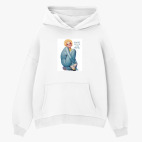 Толстовка худи оверсайз