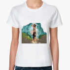 Женская футболка, белая