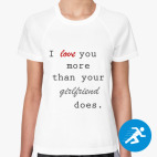 Женская спортивная футболка