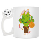 Кружка с футбольным мячиком