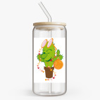 Банка с бамбуковой крышкой