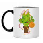 Кружка двухцветная