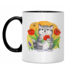 Кружка двухцветная