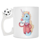 Кружка с футбольным мячиком