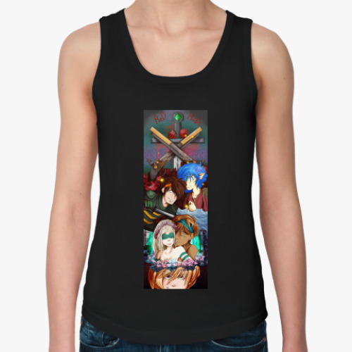 Женская майка с принтом 'Anime comics'