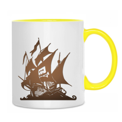 Кружка с принтом Piratebay