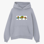 Толстовка худи оверсайз