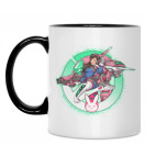 Кружка двухцветная