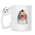 Кружка с футбольным мячиком