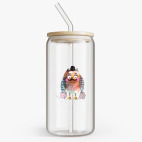 Банка с бамбуковой крышкой