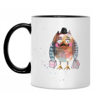 Кружка двухцветная