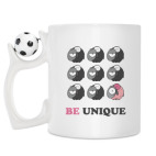 Кружка с футбольным мячиком