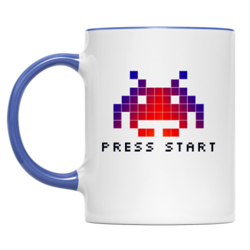 Кружка Space invader (8bit)