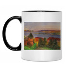 Кружка двухцветная