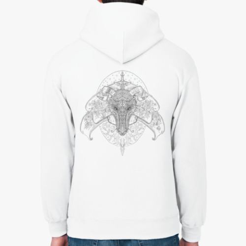 Толстовка худи с принтом Дракон