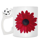 Кружка с футбольным мячиком