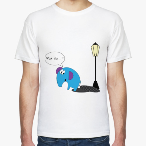Футболка с принтом Слон