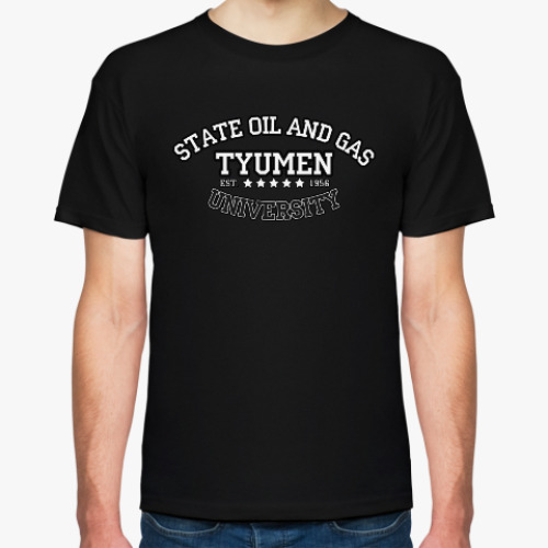 Футболка ТюмГНГУ - Тюменский Гос. Нефтегазовый Университет