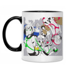 Кружка двухцветная