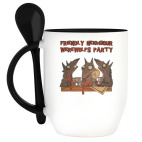 Кружка с ложкой