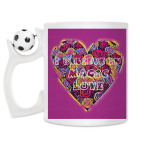 Кружка с футбольным мячиком