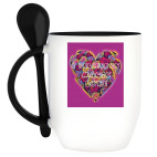 Кружка с ложкой