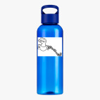 Прозрачная спортивная бутылка