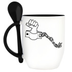 Кружка с ложкой