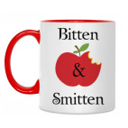 Двухцветная кружка Bitten and smitten